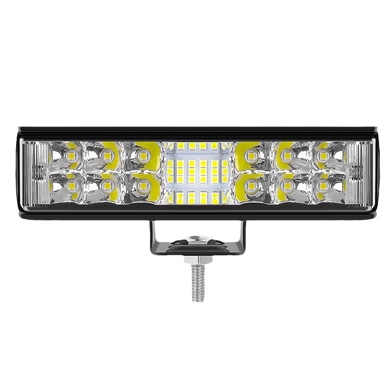 LED Strobe Flash 90W Work Light LED Light Bar Dual Color Warning Lamp for JEEP SUV ATV Off-road 4x4 Truck Trailer 12V 24V